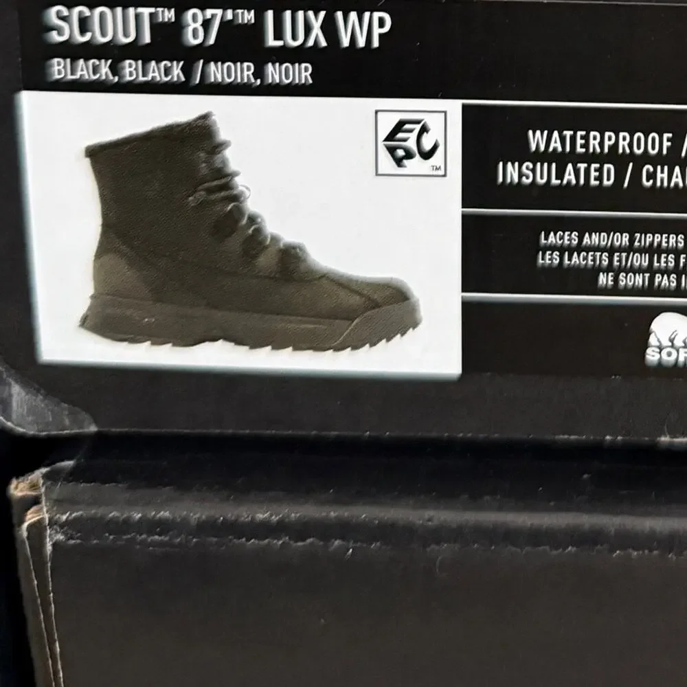 NIB • SOREL Men's Scout 87 Lux Waterproof Hiking Boot Size: 8